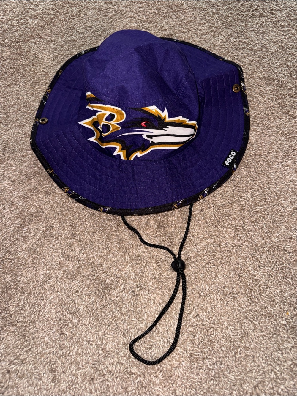 Baltimore Ravens Purple Logo Bucket Hat
